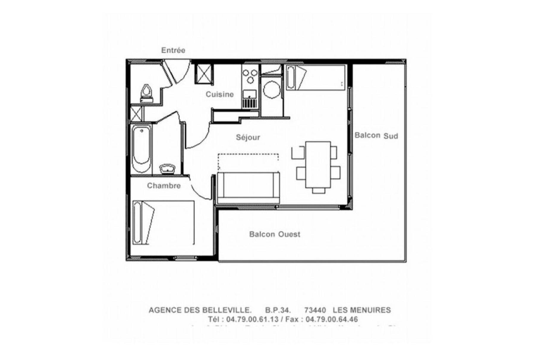 Residence Bellevue - Appartement Lumineux - Au Pieds Des Pistes - Balcon Mae-3484 Saint-Martin-de-Belleville Extérieur photo